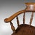 Brown Antique Country House Captain's Chair, English, Smoker's Bow, Edwardian, c.1906 For Sale - Image 8 of 12
