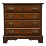 Stanley Furniture Stoneleigh Collection Solid Mahogany Traditional 25" Chairside Accent Chest / End Table For Sale