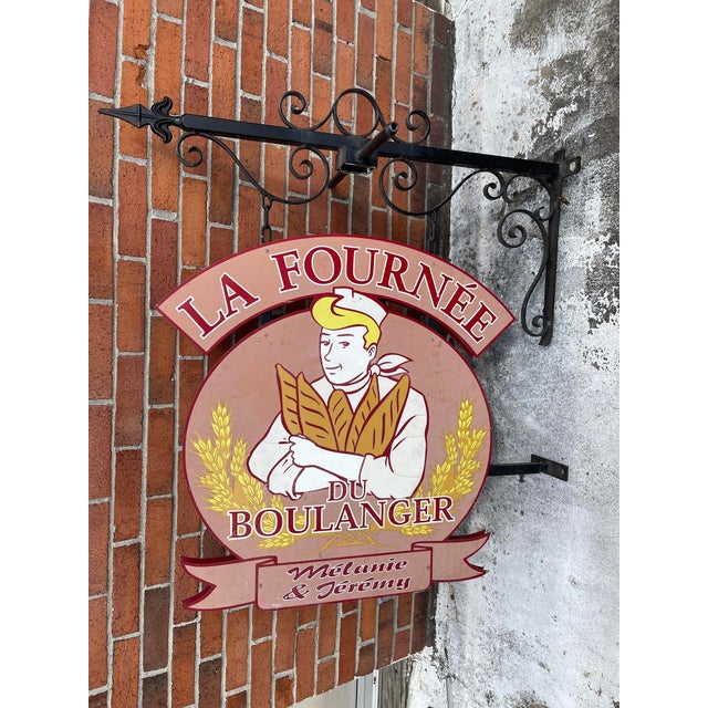 French Large French Bakery Sign For Sale - Image 3 of 5