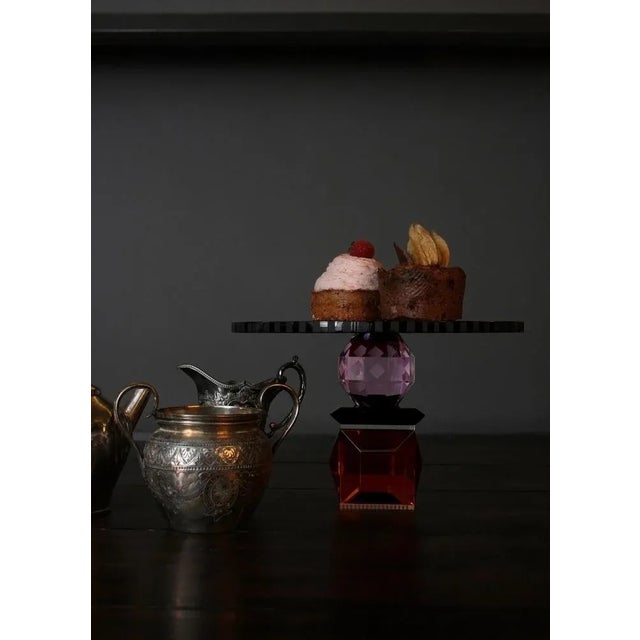 Savannah Crystal Tray in Crystal by Reflections Copenhagen For Sale - Image 4 of 5