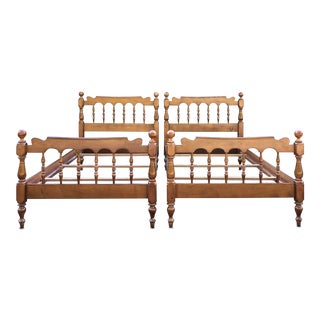 Kling Solid Maple Twin Beds- a Pair For Sale