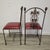 Wrought Iron Grape Motif Dining Set With Beveled Glass Table and Six Chairs, 20th C For Sale - Image 9 of 12