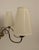 Beige Mid-Century 6-Arm Chandelier in Brass with Silk Shades by Rupert Nikoll, 1958 For Sale - Image 8 of 16
