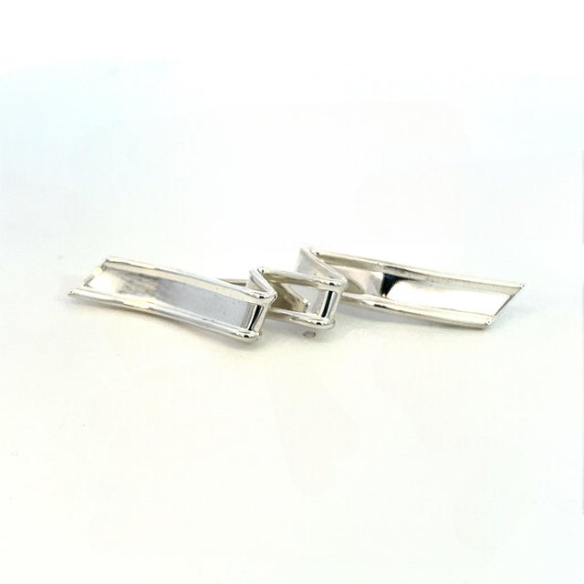 Metal 1990s Tiffany & Co Estate Wave Brooch Sterling Silver 5 Grams For Sale - Image 7 of 12