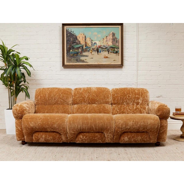 Vintage, cozy, and uniquely one-of-a-kind this sofa/sectional is the perfect piece that looks good in any style interior...