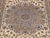 Vintage Exceptionally Fine Persian Nain Area Rug, Hand-Knotted Wool & Silk, Floral Pattern, 7x11, Ivory & Blue For Sale - Image 15 of 18