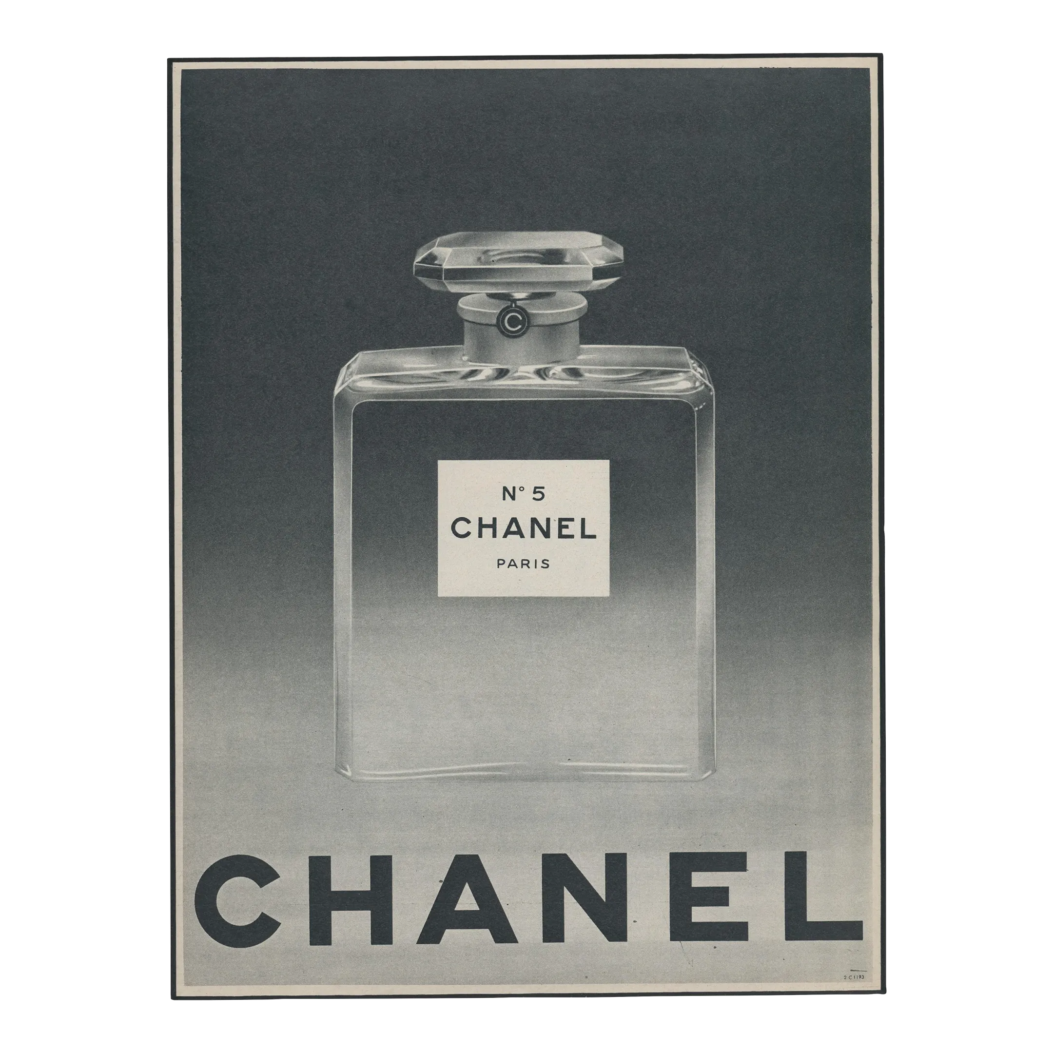 1962 French Vintage Advertisement Perfume Print-Chanel No. 5