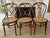 Josef Hoffmann Antique Bentwood Dining Chairs, Set/3 For Sale - Image 4 of 14