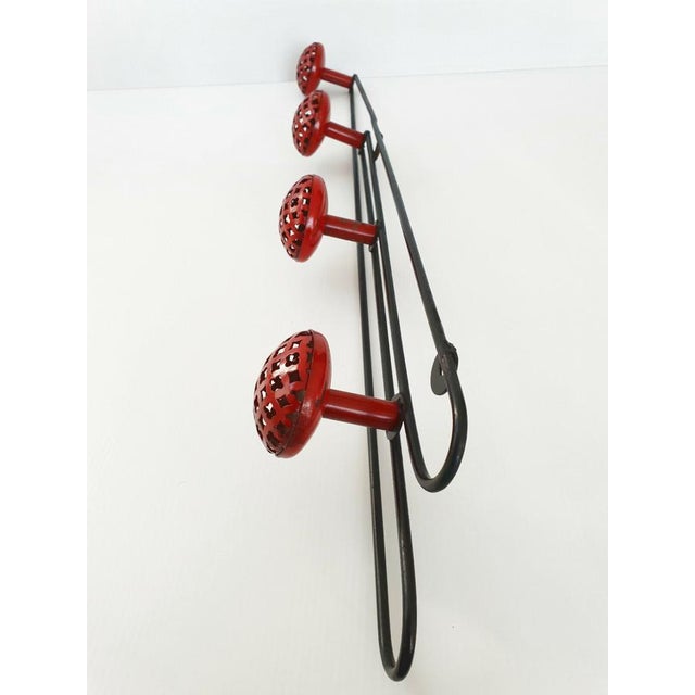 Vintage Rockabilly Coat Rack, 1950s For Sale - Image 4 of 8