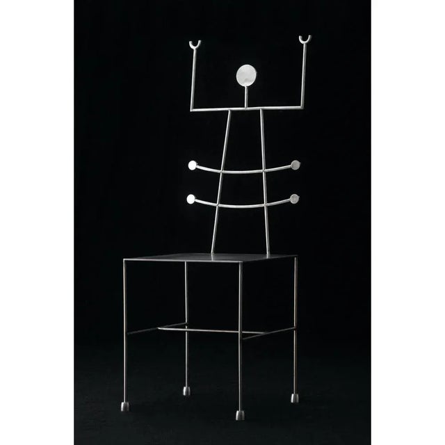 Metal Legend Chair with Cushion by Qvinto Studio For Sale - Image 7 of 11