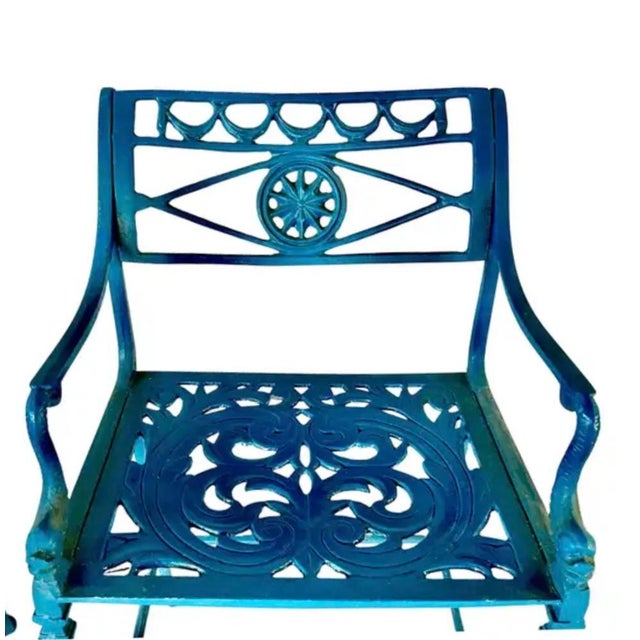 Mid-Century Aluminum Patio Barstools, a Pair For Sale In Tampa - Image 6 of 8