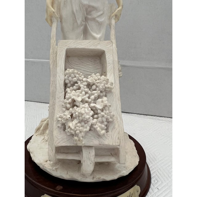 White Vintage Early 20th Century Figurine "Vineyard by Leonardo" For Sale - Image 8 of 11