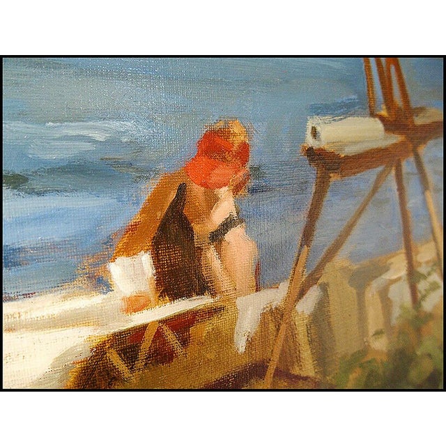 Modern Late 20th Century Cape Ann Seascape, Elaine Coffee For Sale - Image 3 of 6