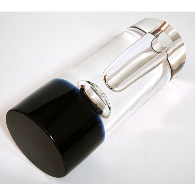 Black Vase by Pavel Havelka for Princ Art Glass, Czech, 1990s For Sale - Image 8 of 13