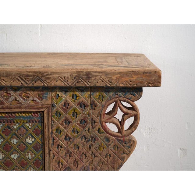 Wood Chinese Carved Gansu Sideboard by Amaru For Sale - Image 7 of 15