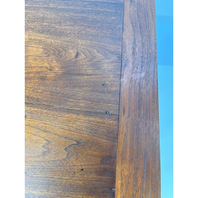 19th Century Southern Federal Inlaid Walnut & Yellow Pine Tavern Table For Sale - Image 14 of 17