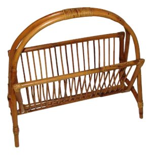 Bamboo Newspaper Rack, 1970s