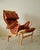 Leather and Canvas Pernilla Chair by Bruno Mathsson For Sale In New York - Image 6 of 16