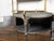 Pair of Trouvailles Metal and Brass Side Tables with Swan Necks and Doors For Sale - Image 9 of 11