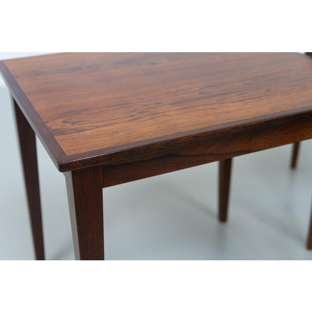 Danish Modern Rosewood Nesting Tables, 1960s, Set of 3 For Sale - Image 13 of 17