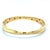 Metal Late 20th Century Tiffany & Co. Etoile 18k Yellow Gold, Platinum and Diamond Bangle Bracelet For Sale - Image 7 of 7