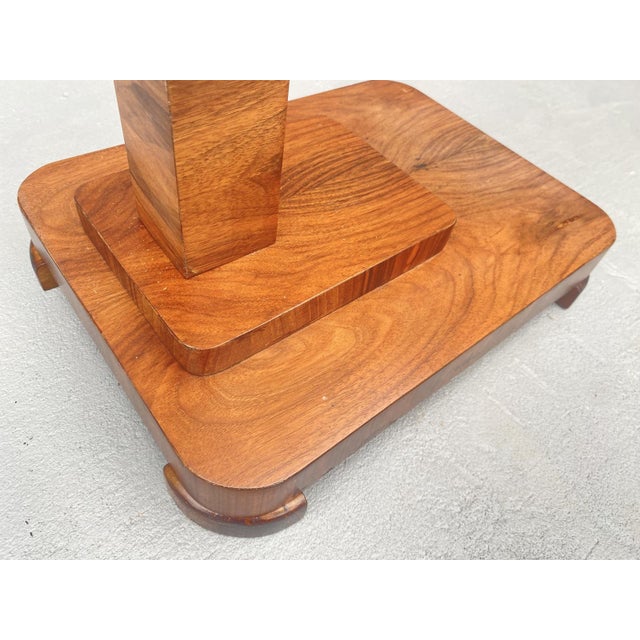 Brown Art Deco Floor Lamp, Czechoslovakia, 1930s For Sale - Image 8 of 18