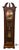Vintage Howard Miller Traditional American Style Mahogany & Burl Wood Grandfather Clock For Sale In Greensboro - Image 6 of 11