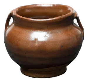 Chinese Petite Glazed Apothecary Jar, C. 1900