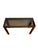 Mid-Century Faux Tortoise Shell Console Table With Black Glass by Henredon For Sale In Phoenix - Image 6 of 15
