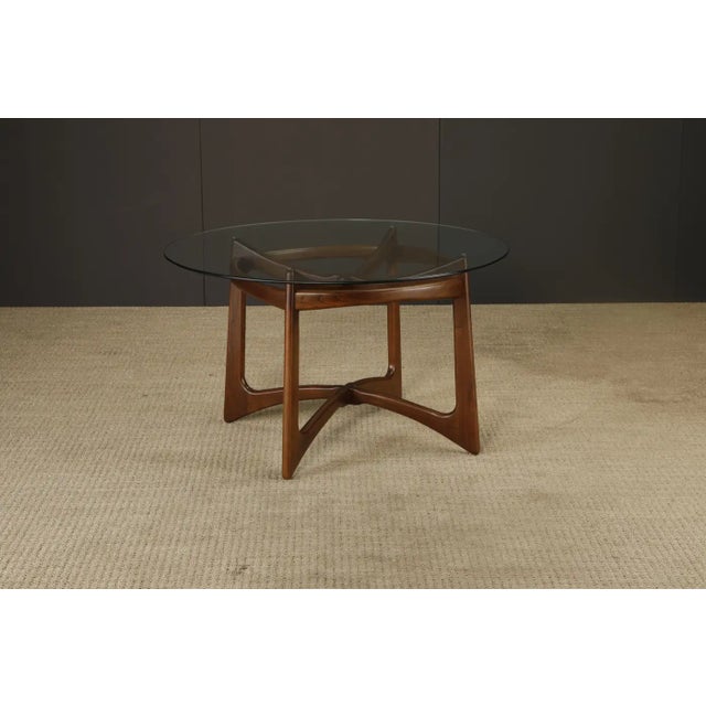 Adrian Pearsall for Craft Associates 'Compass' Dining Table in Walnut, 1960s For Sale - Image 16 of 18