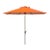 Athens Inside Out Striped 9ft Crank Outdoor Auto Tilt Umbrella - Orange For Sale