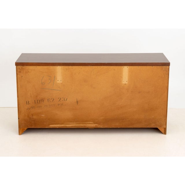 Bassett Furniture Walnut Chest of Drawers For Sale - Image 10 of 10