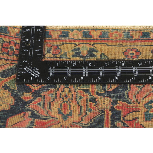Antique Persian Mohajeran Sarouk Rug - 08'09 X 11'09 For Sale In Dallas - Image 6 of 9