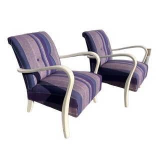 Art Deco Armchairs, 1930s, Set of 2 For Sale