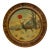 Vintage German Painted Wooden Shooting Target For Sale