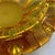 Vintage Art Deco Cut Amber Glass Bowl For Sale - Image 6 of 13