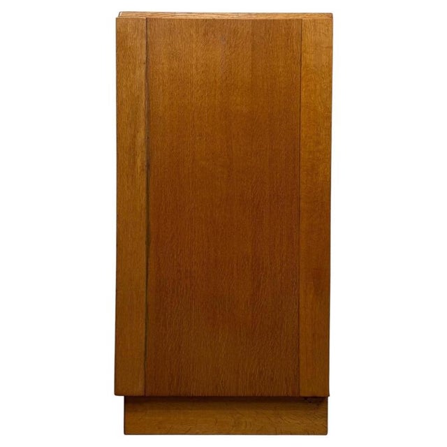 Vintage English Golden Oak Chest of Drawers, 1900s For Sale - Image 9 of 12