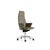 Hyway High Backrest Executive Chair in Aluminum and Upholstery by Quinti Sedute For Sale - Image 8 of 9