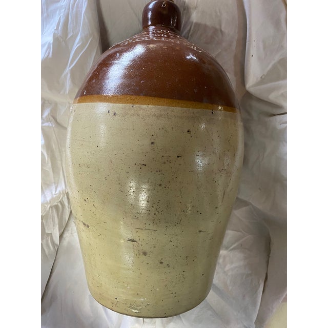 Vintage Alcohol Jug For Sale - Image 5 of 8