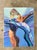 Vintage Ron Seitler Figurative Oil Crayon Drawing For Sale - Image 10 of 12