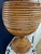 This is a most unusual pencil reed urn in the style of Italian designer Gabriella Crespi. who made this high end look...
