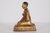 Burmese Artist, Worshipping Monk, 1800s, Gilded Bronze For Sale - Image 3 of 15