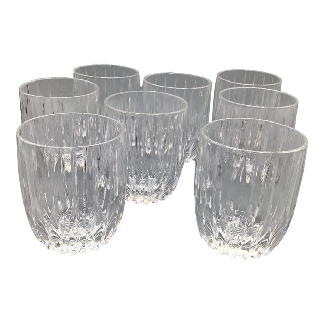 Mikasa Park Lane Double Old Fashioned Glasses - Set of 8 For Sale