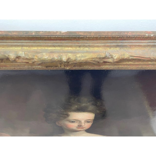 Huge 17th Century English Baroque Oil Portrait of a Young Noblewoman, Circle of Sir Godfrey Kneller (1646–1723) For Sale - Image 9 of 12