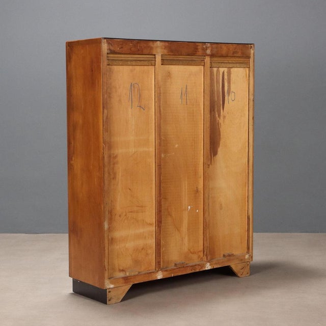 Vintage Rolling Shutter Cabinet, 1950s For Sale - Image 9 of 10