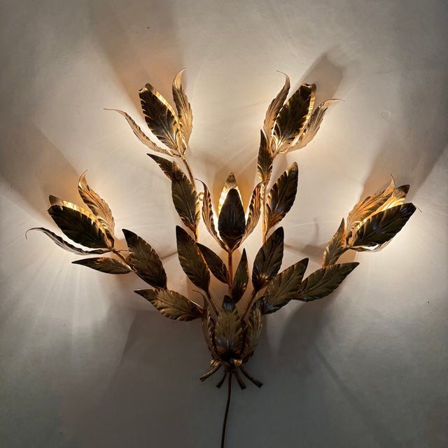 Vintage Hollywood Regency Wall Lamp from Hans Kögl, 1960s, in Good conditions. Designed 1960 to 1969 I have official proof...