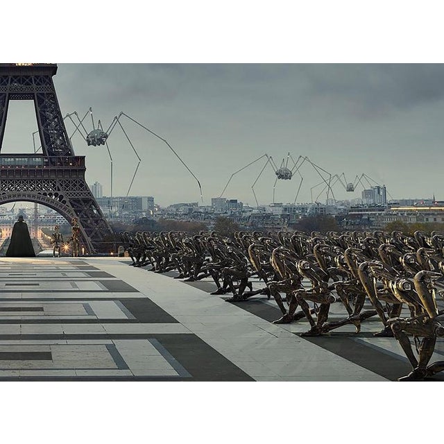 Early 21st Century Cedric Delsaux, The Black Wave, Paris, 2020, Fine Art Print For Sale - Image 5 of 7