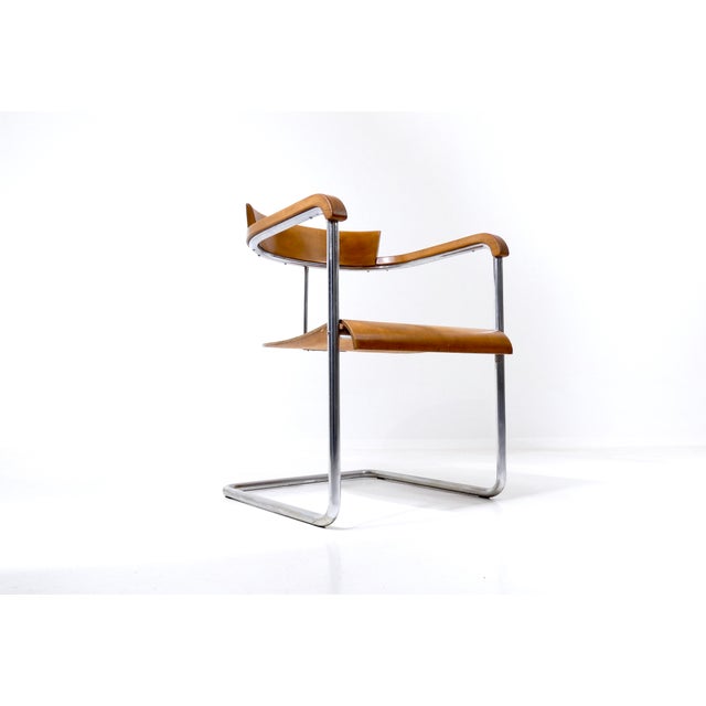 Vintage Czech Bauhaus H-128 Armchair by Jindrich Halabala for Up Závody, 1931 For Sale - Image 13 of 18