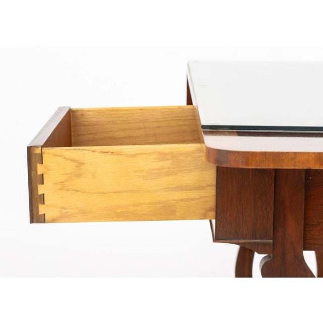 Baker Furniture Mahogany Sofa Table For Sale - Image 9 of 12