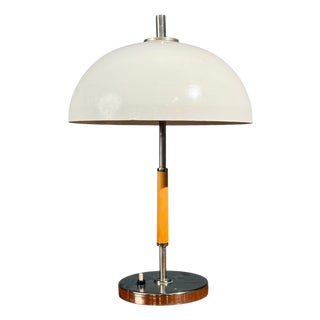 Swedish Art Deco, Table Lamp, Chrome, Plastic, Sweden, 1930s For Sale